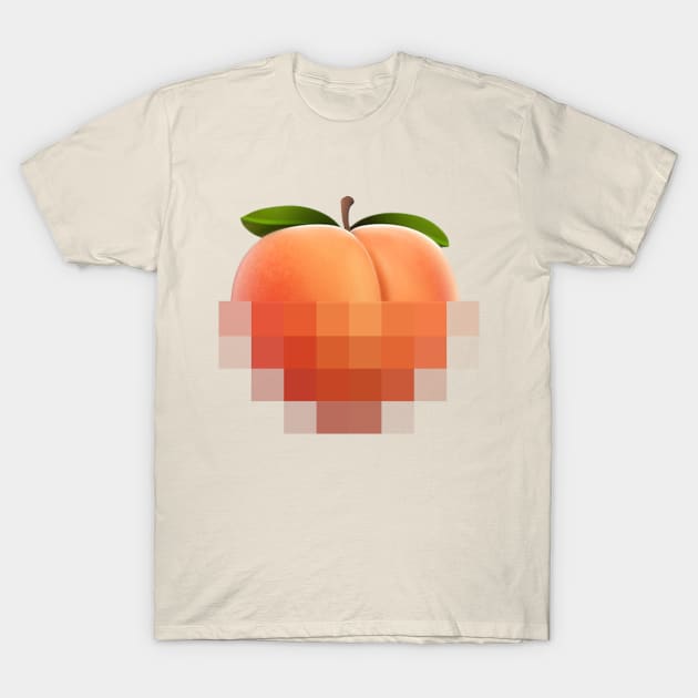 Peach Emoji T-Shirt by MinimalFun